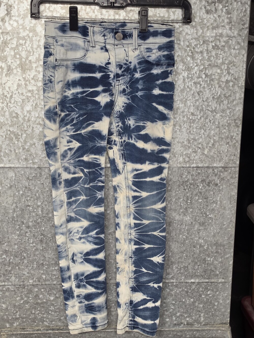 Wonder Nation Tie Dye Denim Jegging - 2 pair. Girls Size M (7-8)